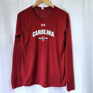 Under Armour Shirt Athletic Lightweight Long Sleeve Top Small Heat Gear